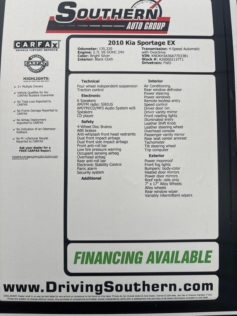 Used 2010 Silver Kia EX image 26