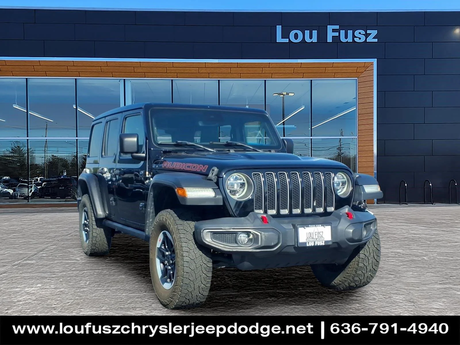 Used 2019 Black Clearcoat Jeep Rubicon image 1