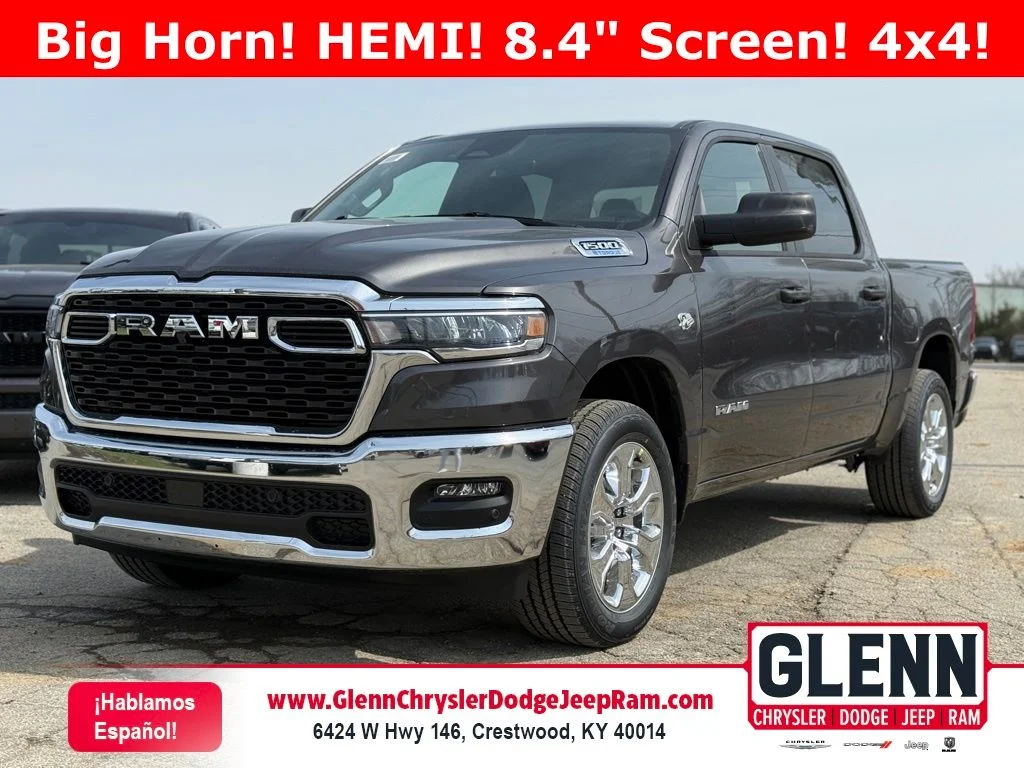 New 2026 Granite Crystal Metallic Clear-Coat Exterior Paint RAM Big Horn/Lone Star image 1