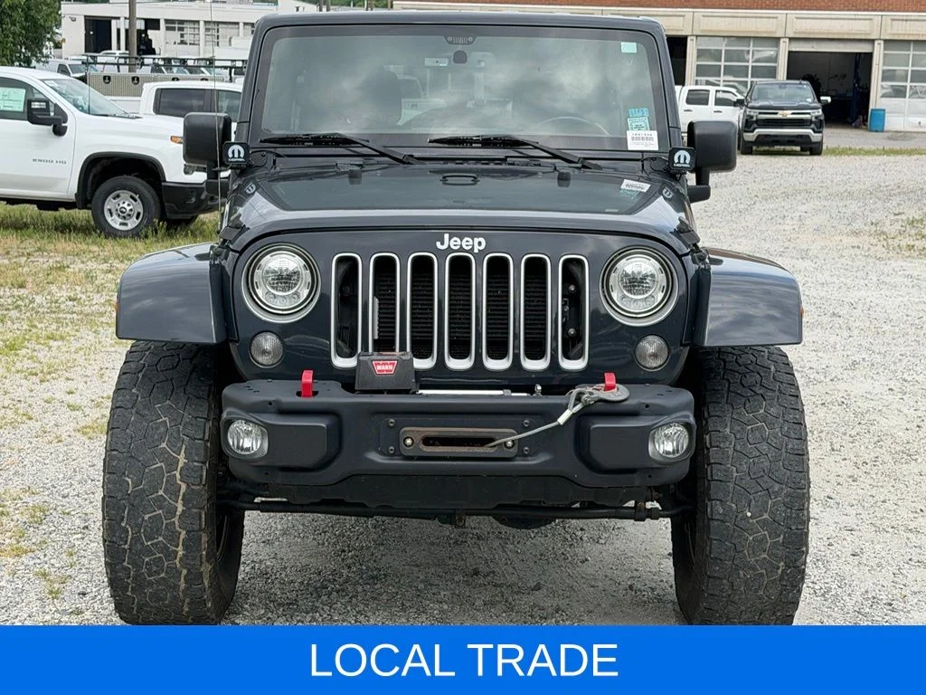 Used 2017 Black Jeep Unlimited Sahara image 2