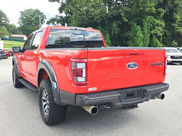 Certified Used 2022 Orange Ford Raptor image 3
