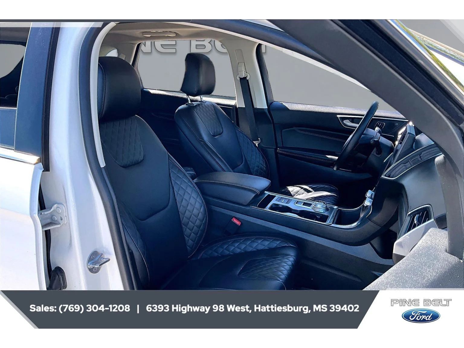 Used 2024 Star White Metallic Tri-Coat Ford Titanium image 6