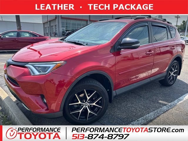 Used 2017 Barcelona Red Metallic Toyota SE image 1