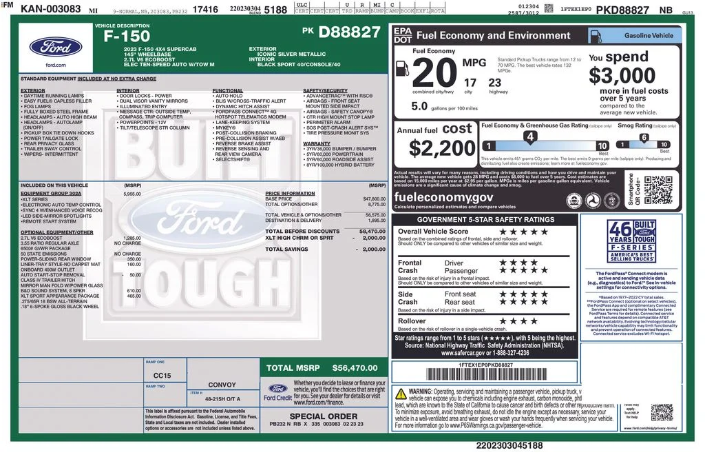 Used 2023 Silver Ford XLT image 17