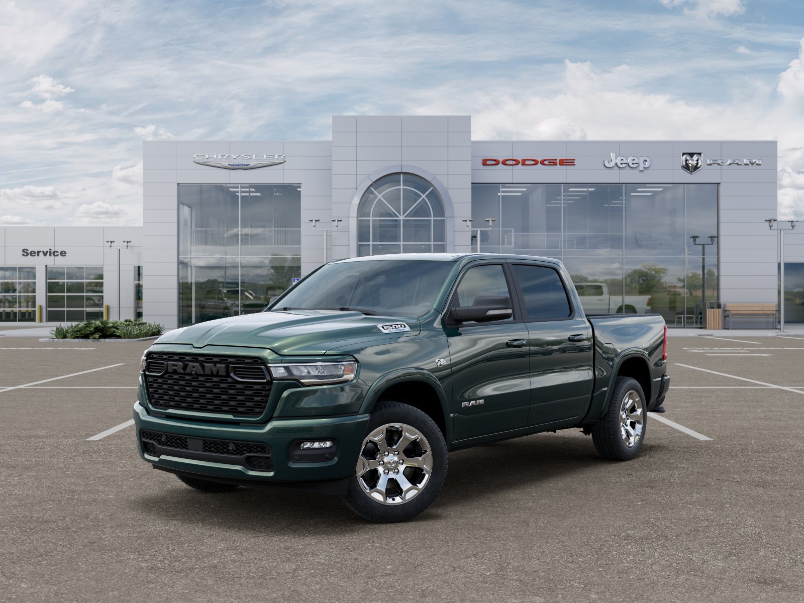 New 2026 Serrano-Green Metallic Exterior Paint RAM Big Horn/Lone Star image 32