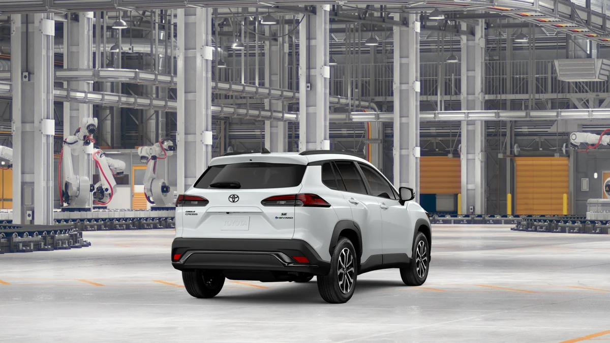 New 2026 Wind Chill Pearl Toyota Hybrid SE image 9