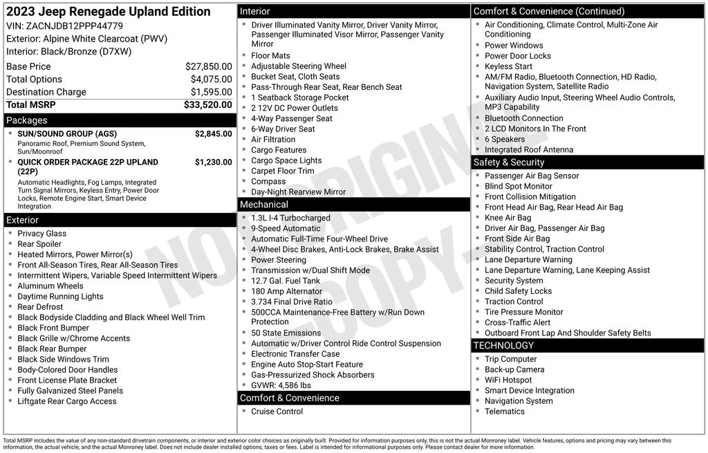 Certified Used 2023 White Jeep Latitude image 7