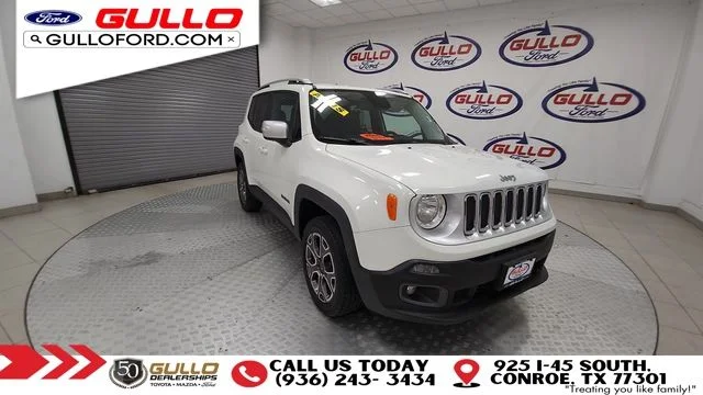 Used 2015 Jeep Renegade Limited with VIN ZACCJBDT1FPC09177 for sale in Conroe, TX