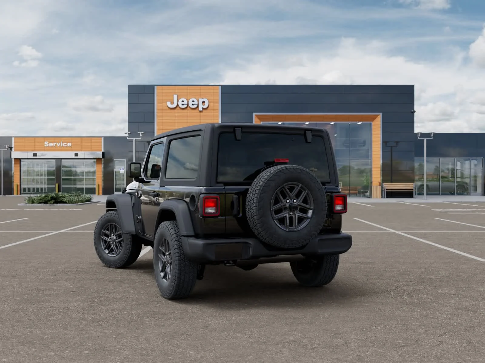 New 2026 Black Clearcoat Jeep Sport S image 3