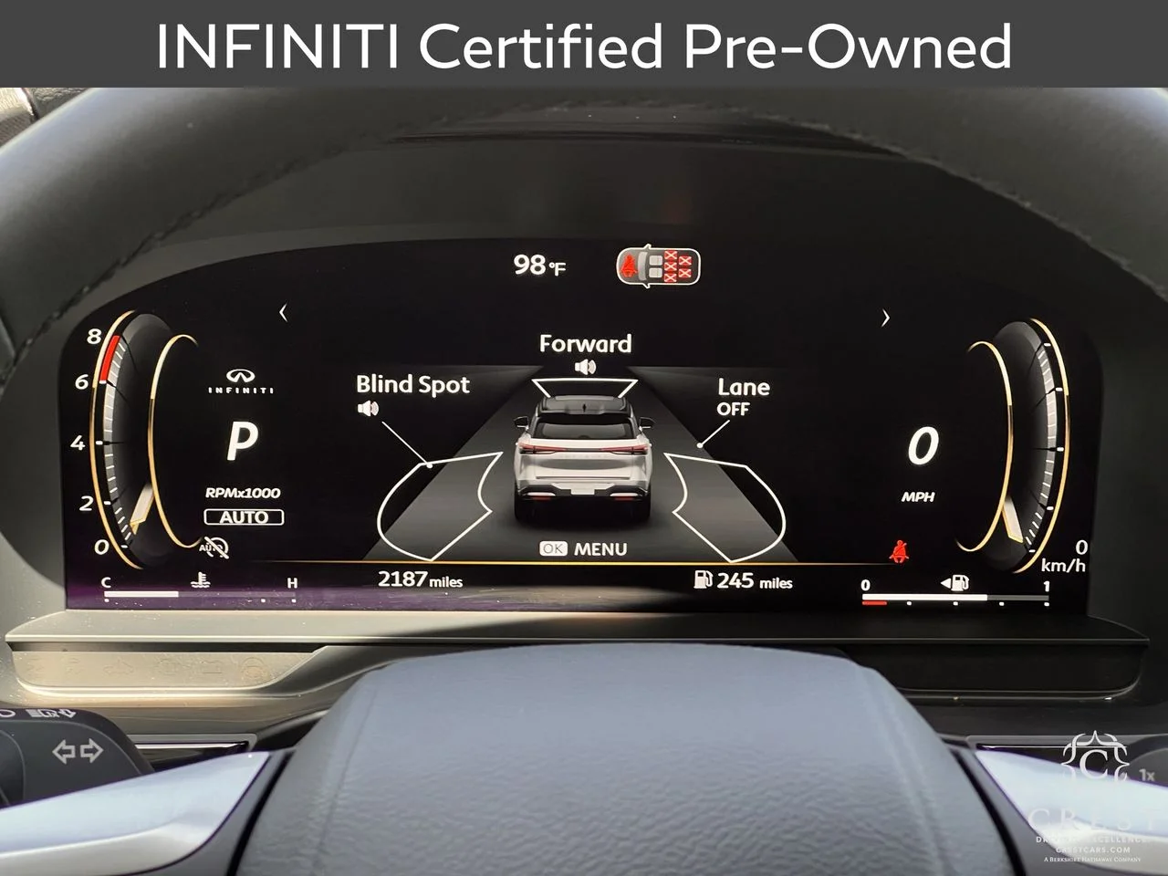 Certified Used 2026 Graphite Shadow INFINITI PURE image 16