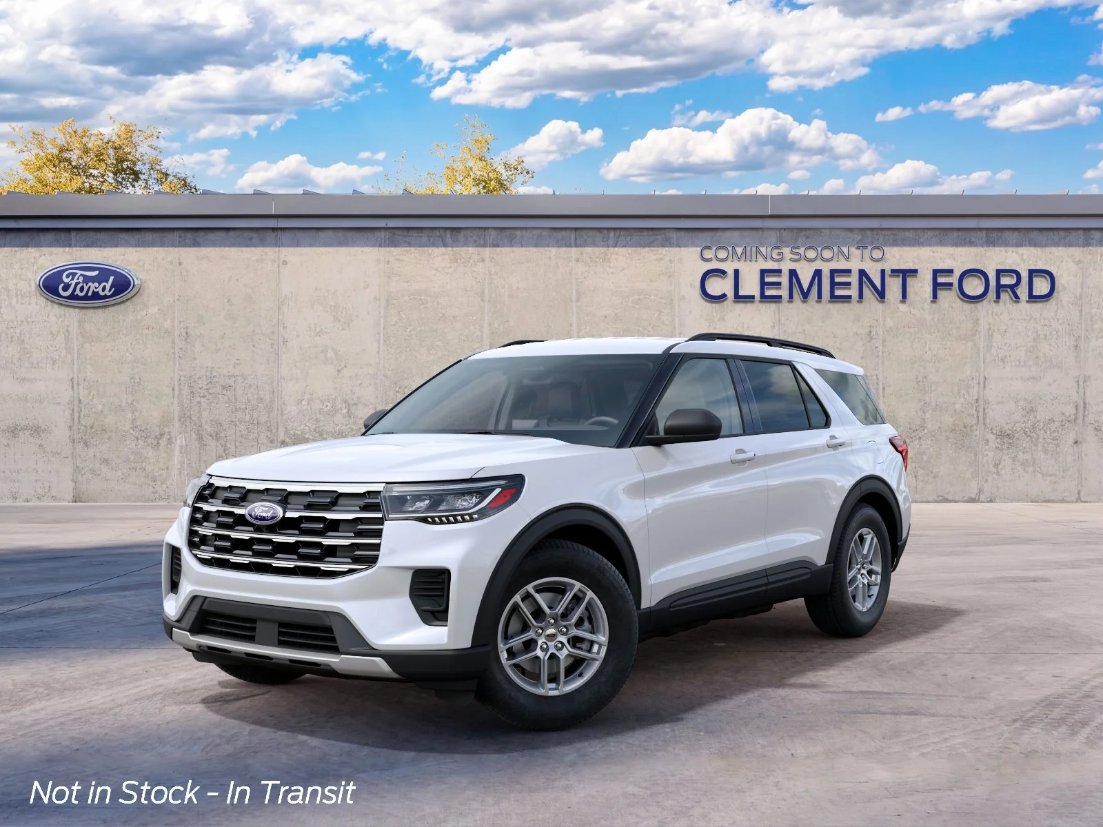 New 2027 White Ford 4DR 4WD ACTIVE image 2