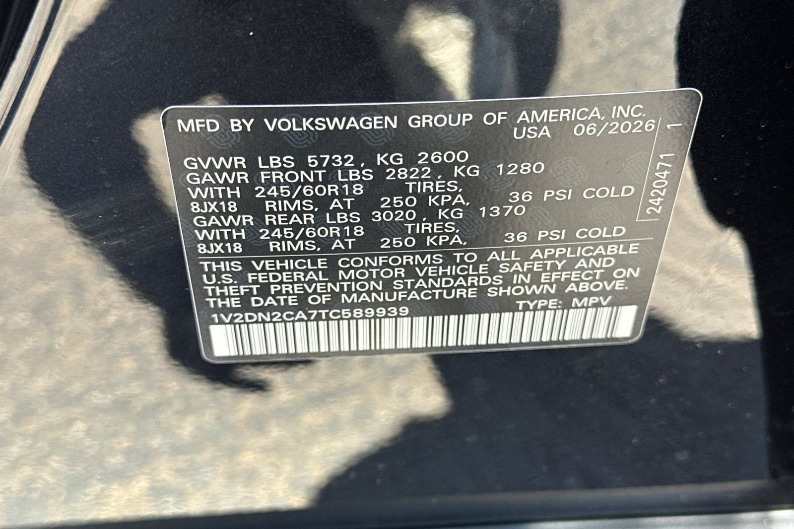New 2026 Deep Black Pearl Volkswagen SE image 29