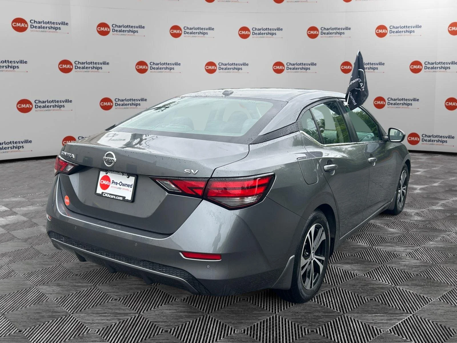 Used 2021 Gun Metallic Nissan SV image 5