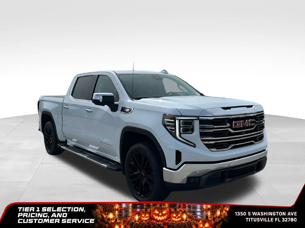 New 2026 Glacier White Tricoat GMC SLT image 7