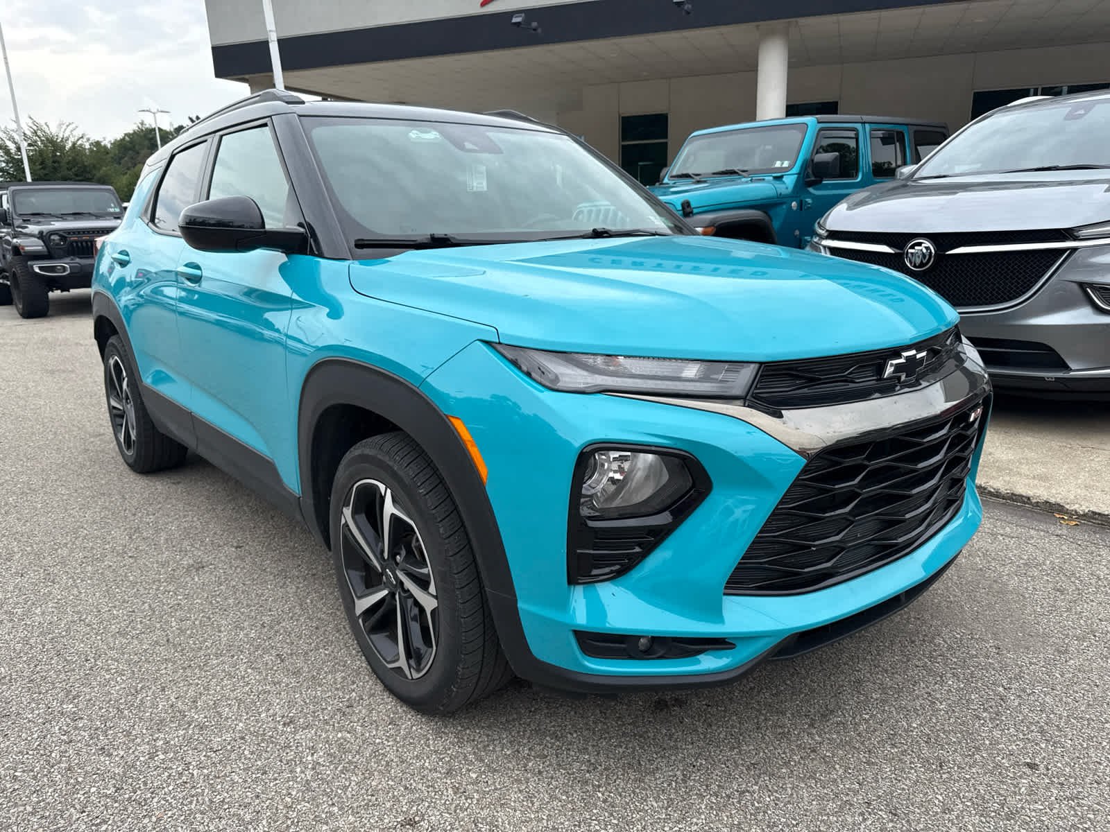 Used 2021 OASIS BLUE Chevrolet RS image 1