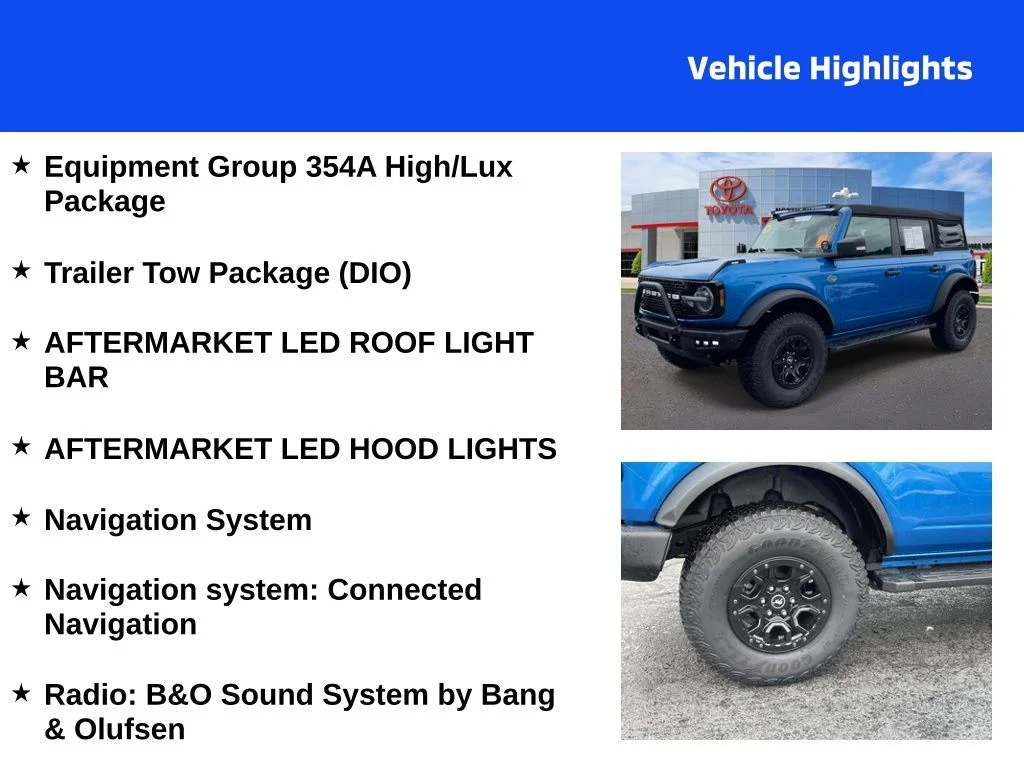 Used 2024 Blue Ford Wildtrak image 4