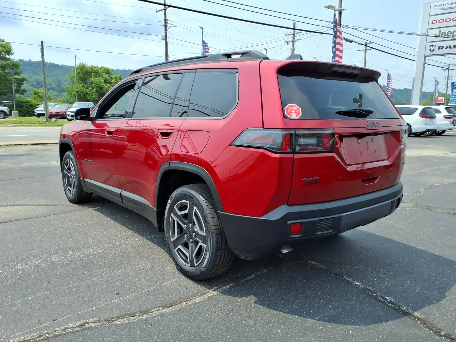 New 2026 Red Hot Pearlcoat Jeep Limited image 3