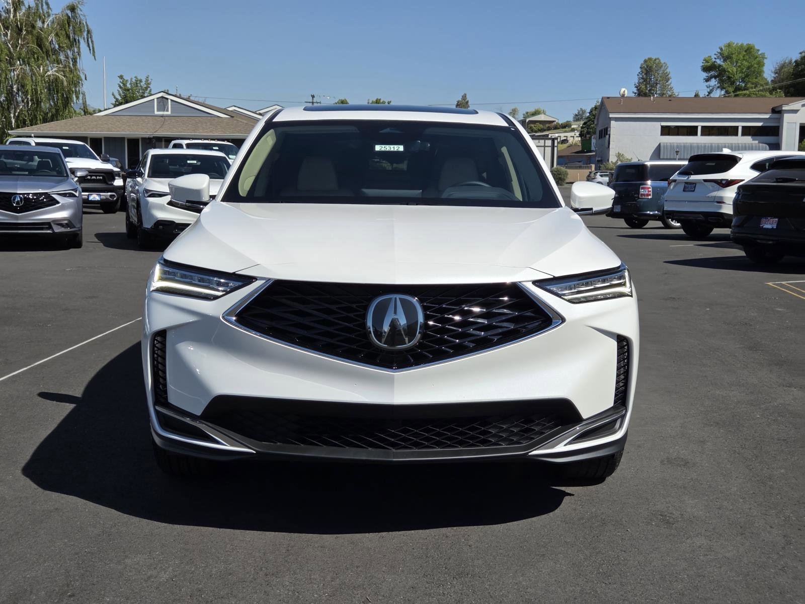 New 2026 Platinum White Pearl Acura AWD image 2