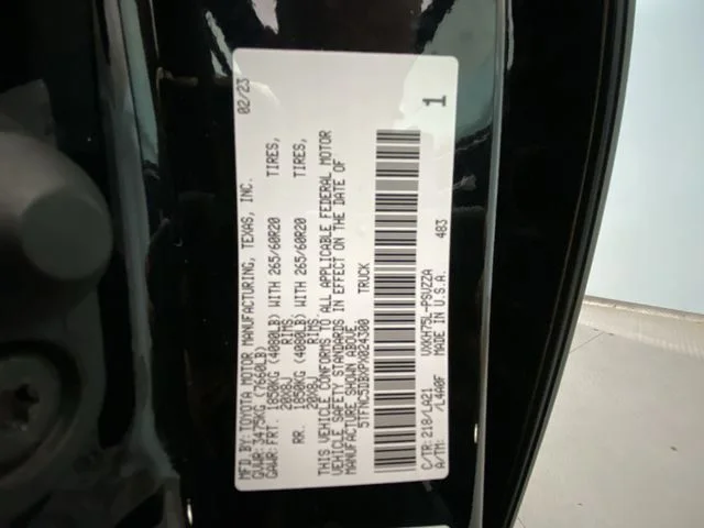 Used 2023 Black Toyota Platinum image 28