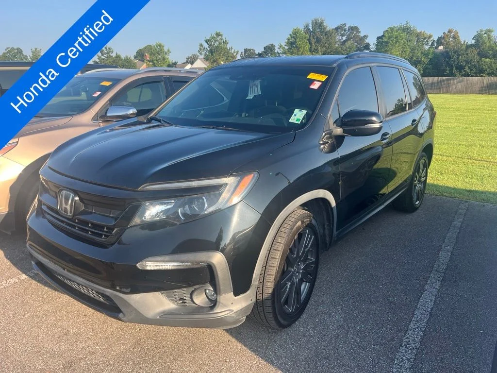 Certified Used 2022 Crystal Black Pearl Honda Sport image 1