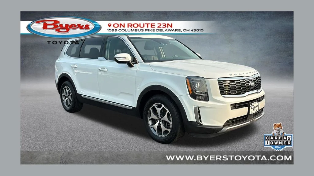 Used 2020 White Kia EX image 1