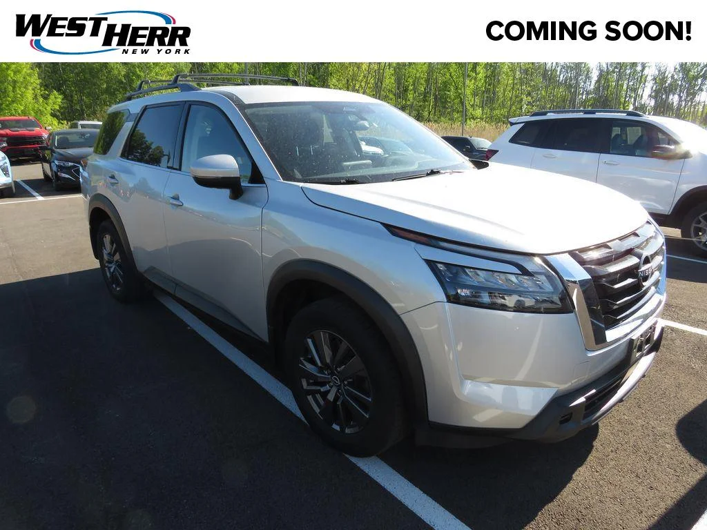 Used 2023 Brilliant Silver Metallic Nissan SV image 1