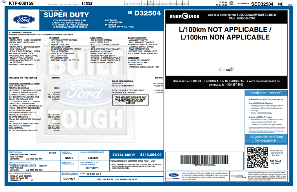 Certified Used 2025 White Ford Lariat image 4