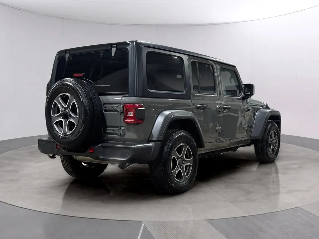 Used 2021 Sting-Gray Clearcoat Jeep Unlimited Sport S image 3
