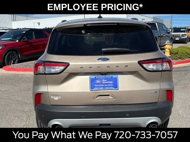 Used 2020 Gold Ford SEL image 4