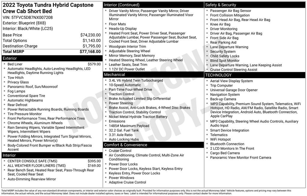 Used 2022 White Toyota Capstone image 42