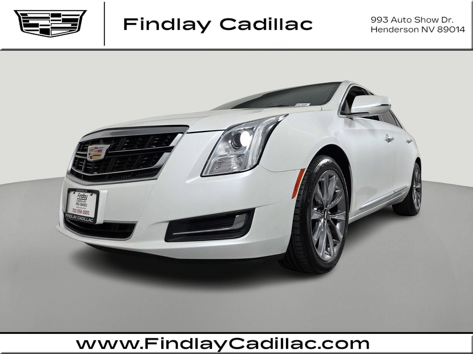 Used 2016 CRYSTAL WHITE TRICOAT Cadillac STD image 1