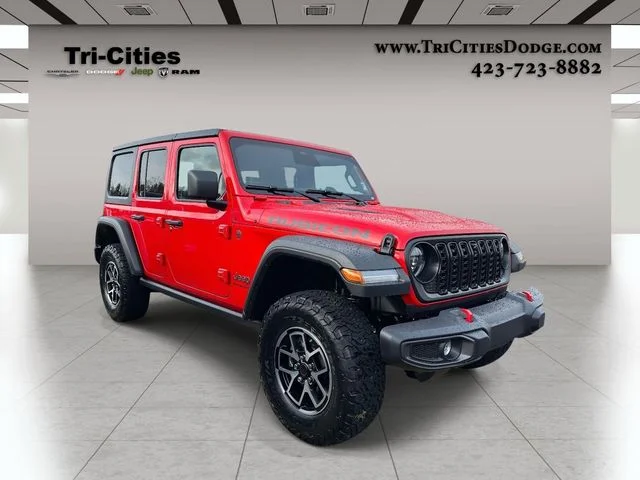 New 2026 Firecracker Red Clearcoat Jeep Rubicon image 1