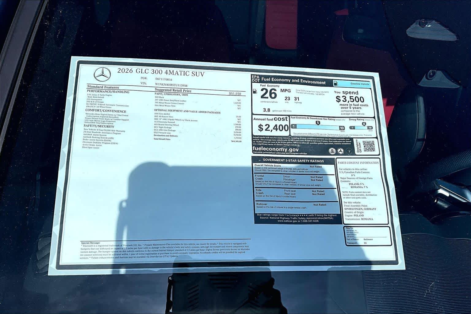 New 2026 Black Mercedes-Benz GLC 300 image 19