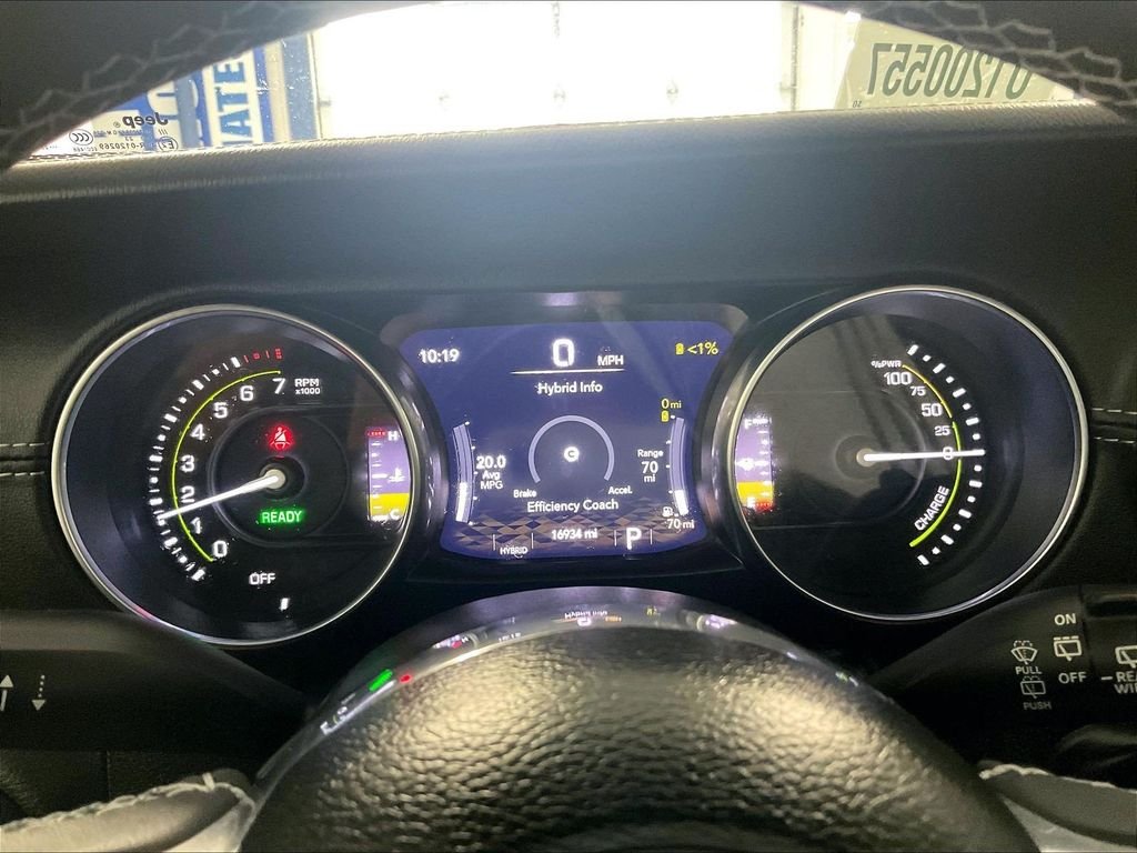 Used 2023 White Jeep Sahara 4xe image 24
