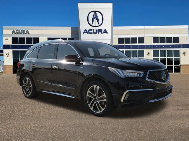 Used 2017 Crystal Black Pearl Acura Sport-Hybrid SH-AWD with Advance package image 1