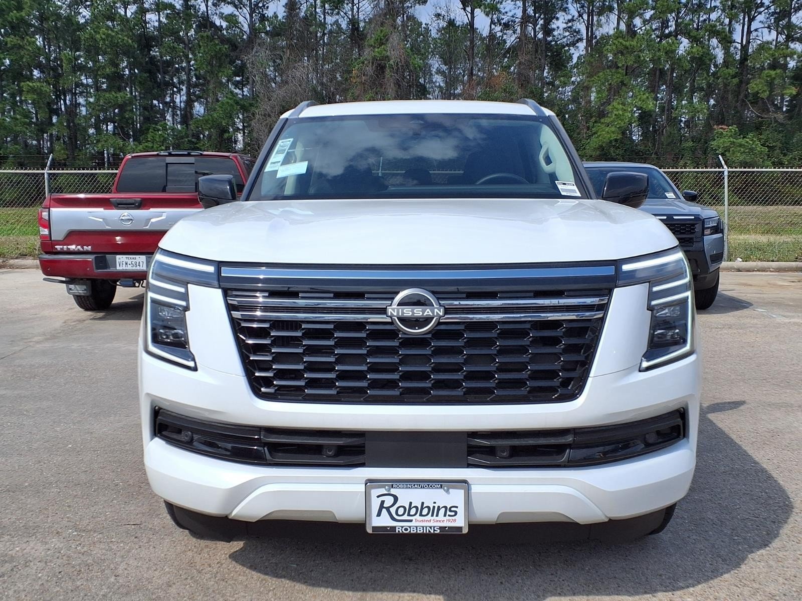 2026 Nissan Armada SV White at Sterling McCall Nissan