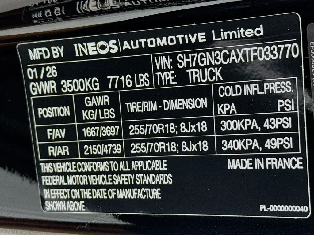 New 2026 Inky Black INEOS  image 28