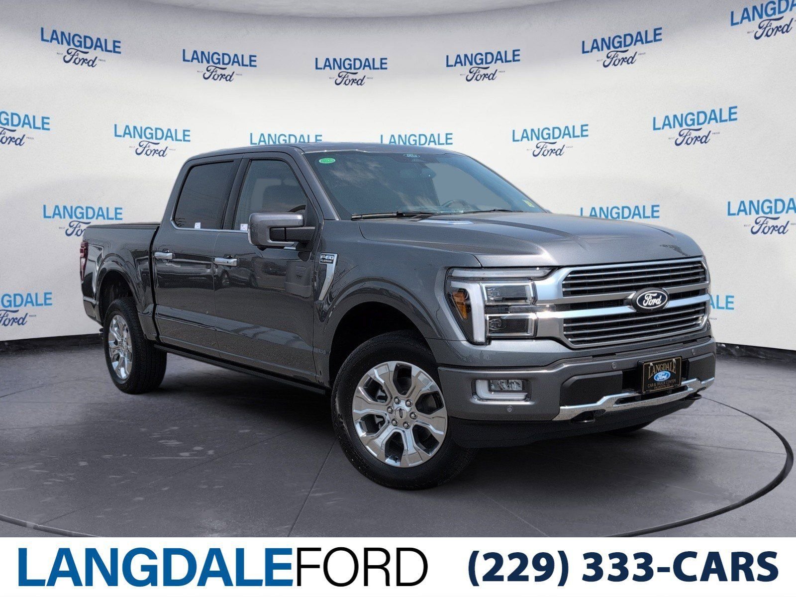 New 2026 Carbonized Gray Metallic Ford Platinum image 1