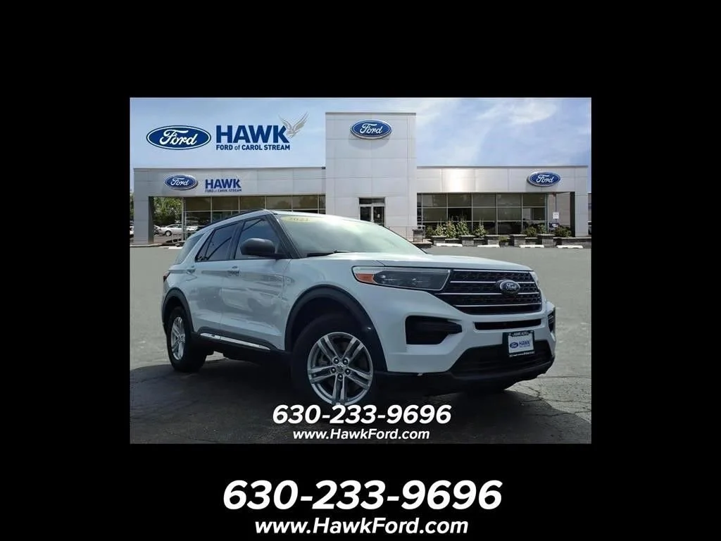 Pre-Owned 2021 Ford Explorer XLT 4 Door SUV in Carol Stream