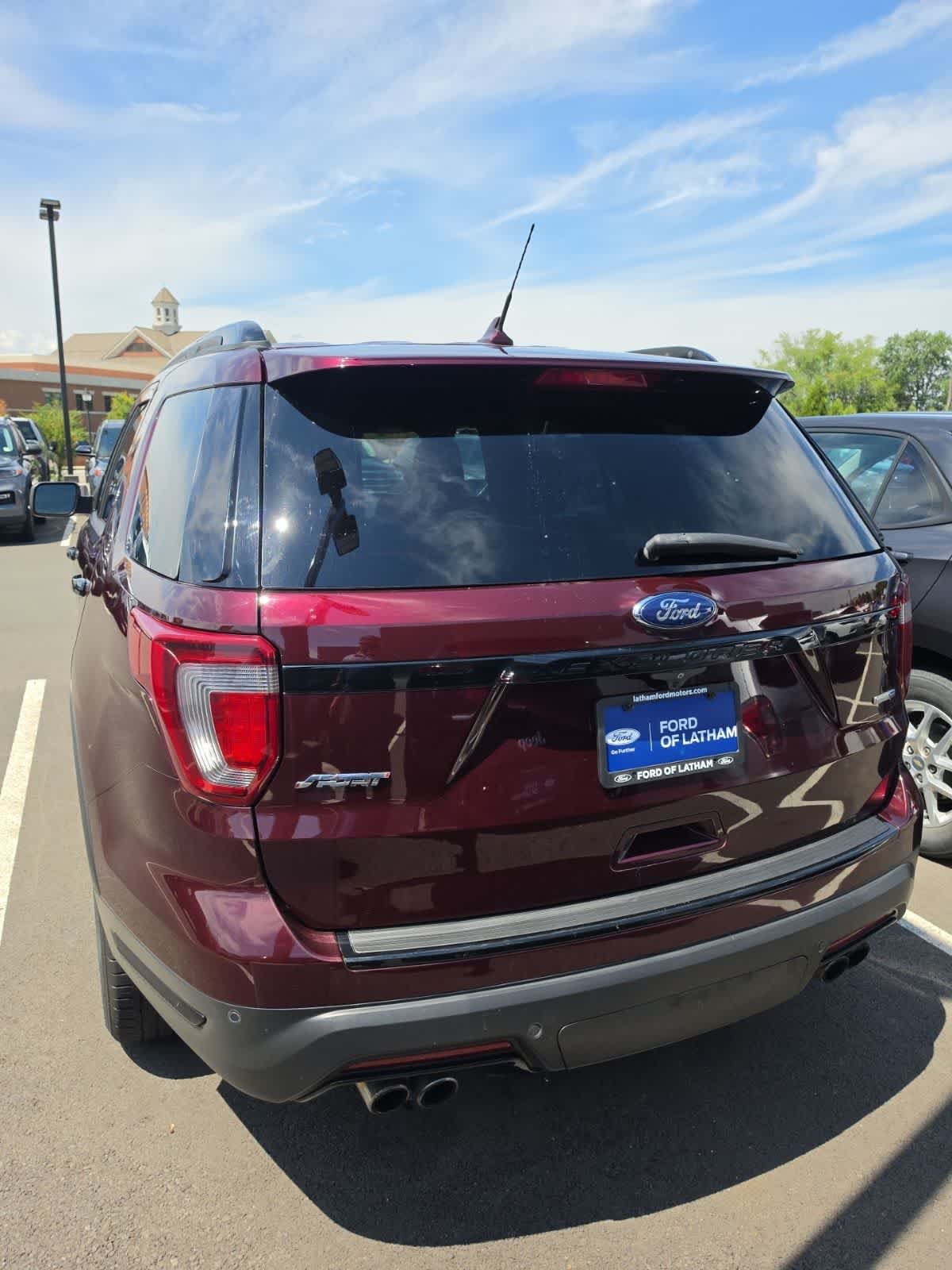 Used 2018 Ford Explorer Sport with VIN 1FM5K8GT6JGB38130 for sale in Latham, NY