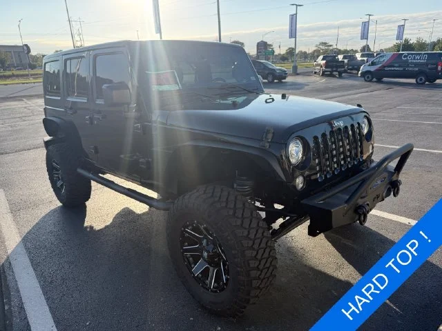 Used 2017 Black Clearcoat Jeep Unlimited Sport image 3