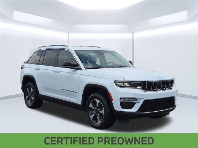 Used 2022 Bright White Clearcoat Jeep 4xe image 9