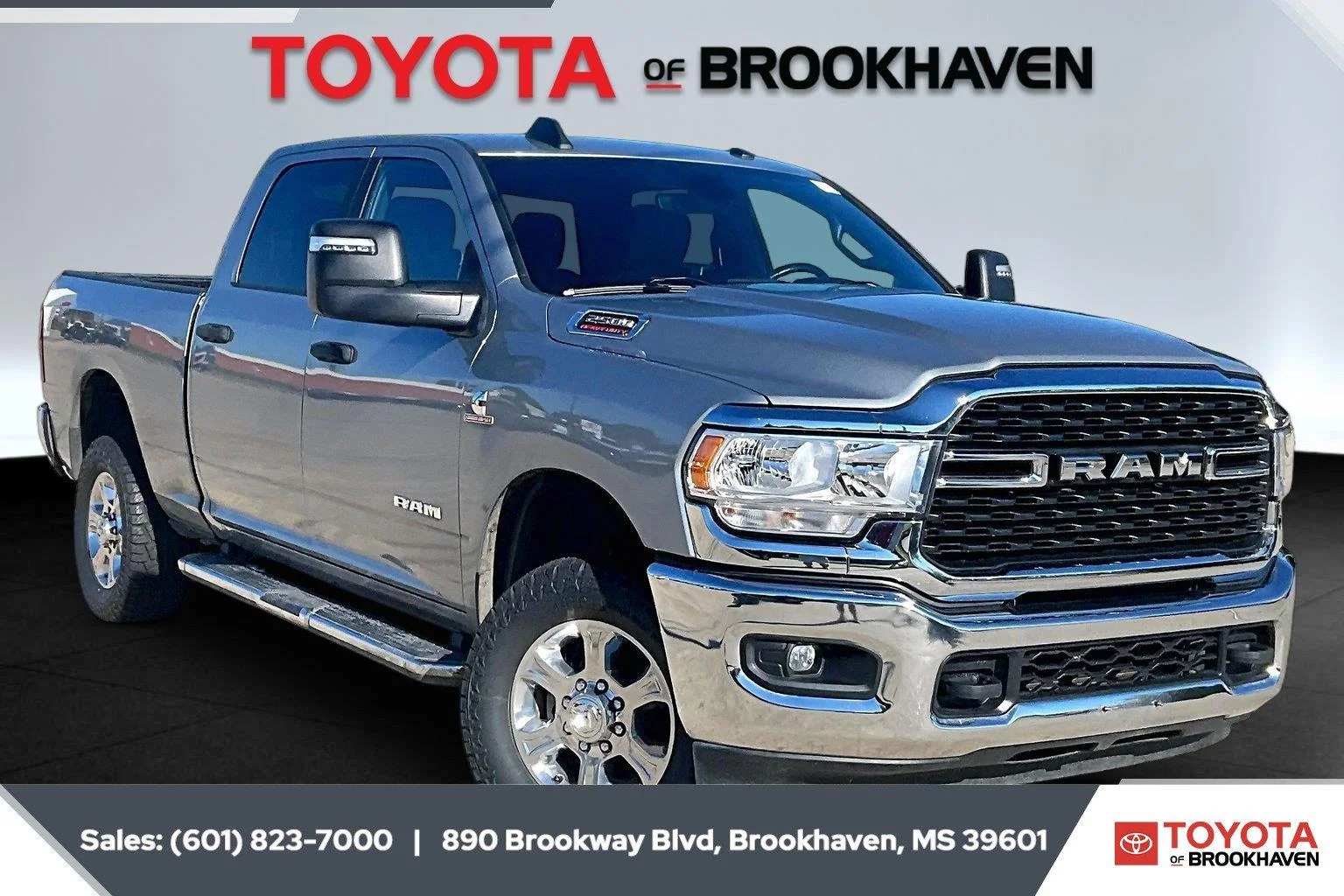 Used 2024 Billet Silver Metallic Clearcoat Ram Big Horn image 1