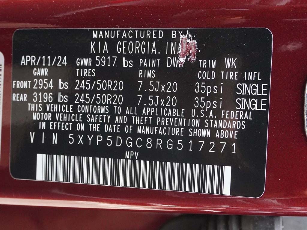 Used 2024 Red Kia SX-Prestige X-Line image 70