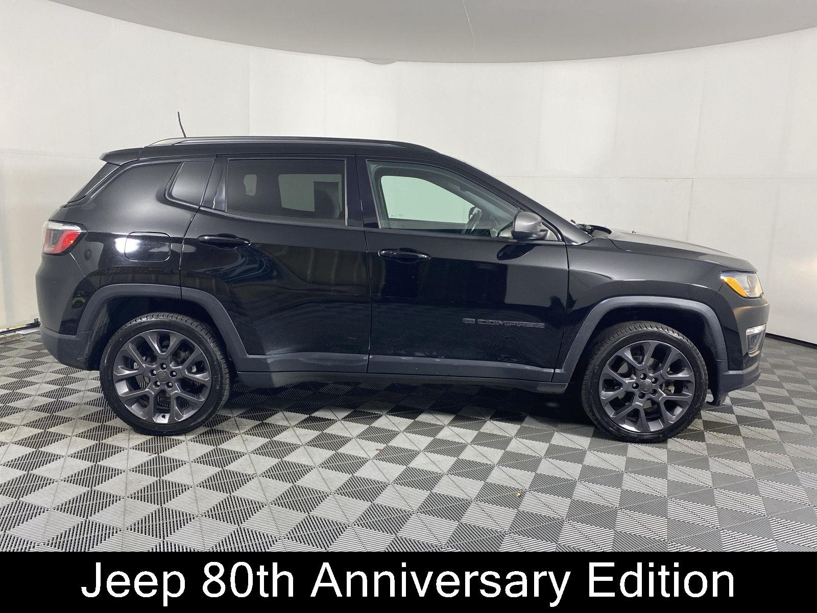 Used 2021 Diamond Black Crystal Pearlcoat Jeep 80th Anniversary image 12