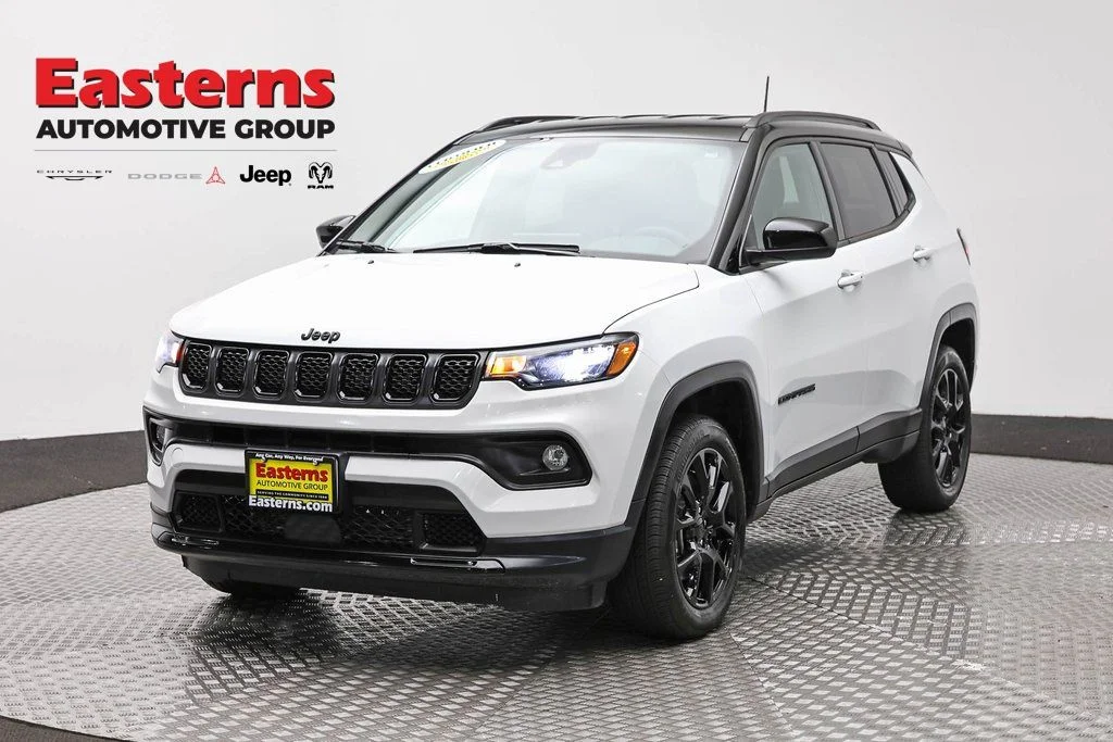 Certified Used 2023 White Jeep Latitude image 1