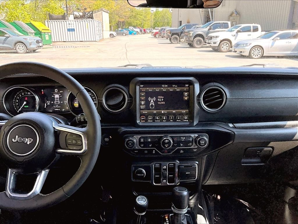 Used 2023 Bright White Clearcoat Jeep Sahara 4xe image 18