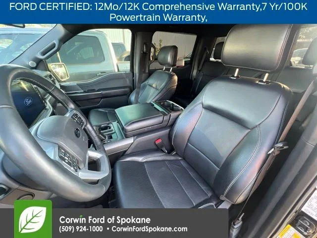 Used 2024 Agate Black Metallic Ford Lariat image 5