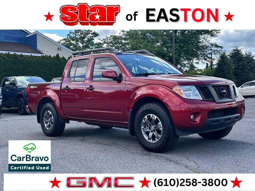 Used 2021 Red Nissan Crew Cab PRO-4X 4x4 image 1