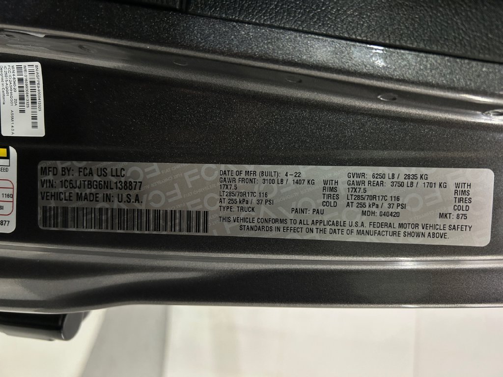 Used 2022 Gray Jeep Rubicon image 18